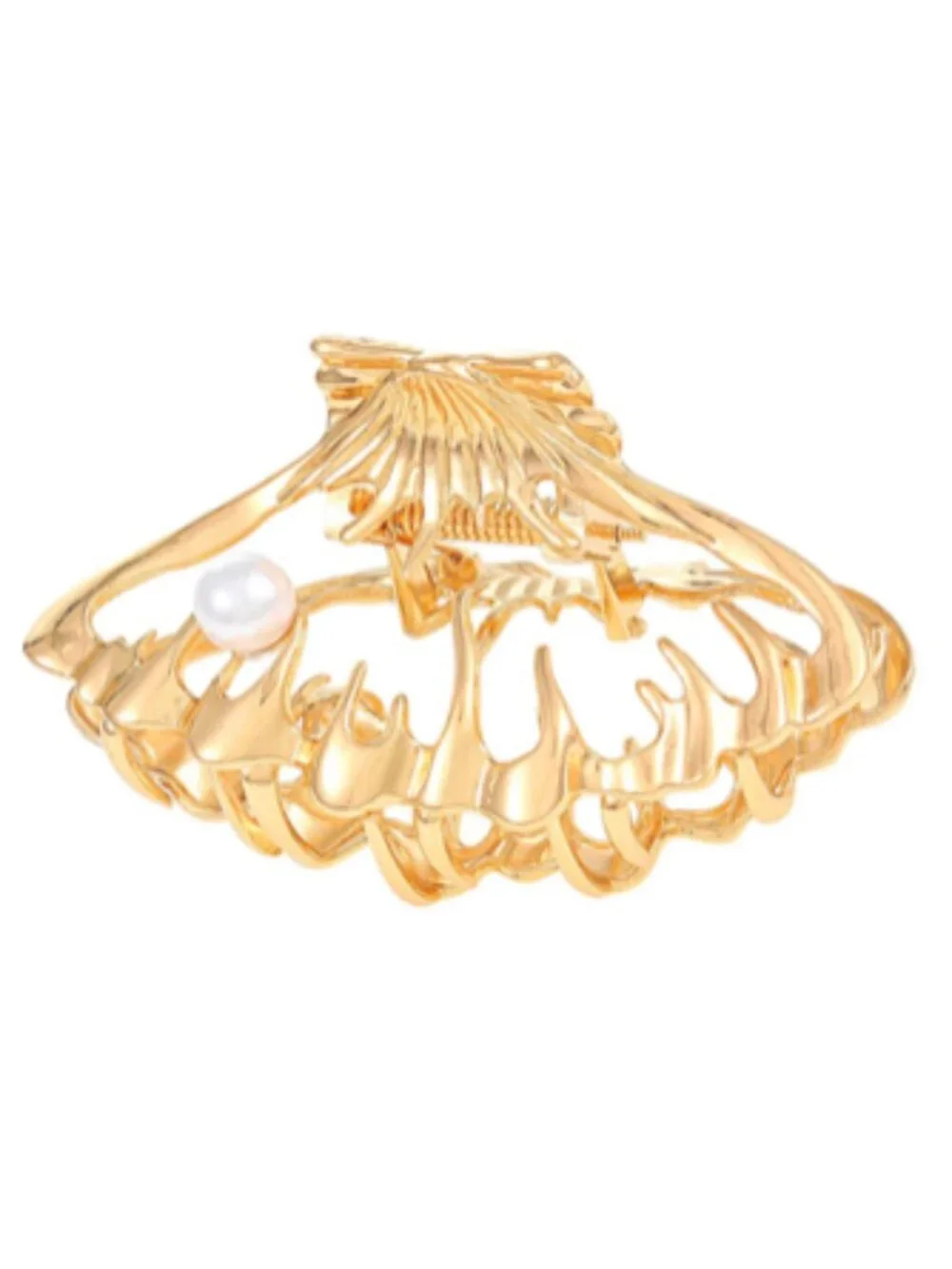 Gold Shell Hair Claw Clip Anthropologie